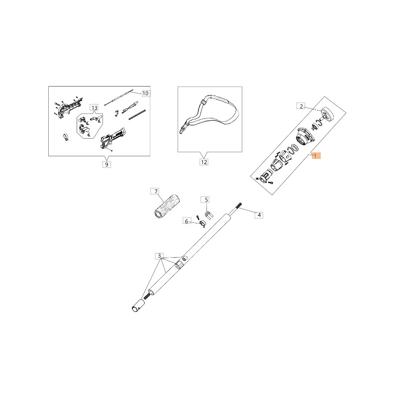 ORIGINAL OLEOMAC Freischneider-Schneider PPH 250 BF000033R