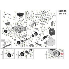 ORIGINAL ACTIVE Korbnetz für Rasenmähermodelle 5800 050092 | Newgardenstore.eu