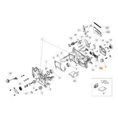 ORIGINAL OLEOMAC Kettensäge GSH 40 - GSH 400 - GSH 510 - GSH 560 50310080R