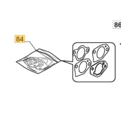 ORIGINAL STIGA Rasentraktor Dichtungssatz BT 84 - BT 98 118550765/0