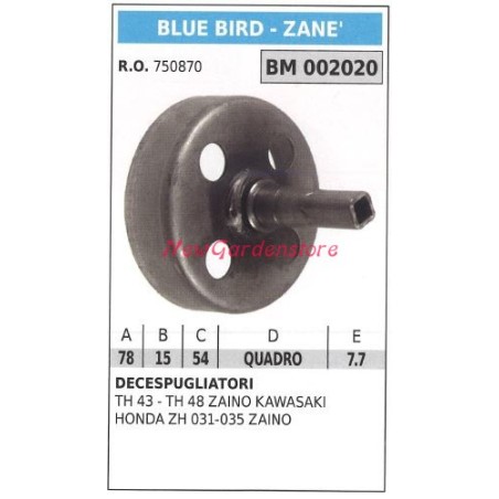 Campana embrague BLUE BIRD desbrozadora TH 43 TH 48 KAWASAKI 002020