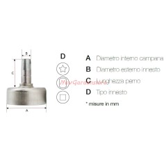 Campana de embrague DS3500S Emak 6138028AR 270269 | Newgardenstore.eu