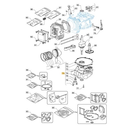 Carter moteur TRE0701 ORIGINAL STIGA tracteur de pelouse 118550445/0 | Newgardenstore.eu