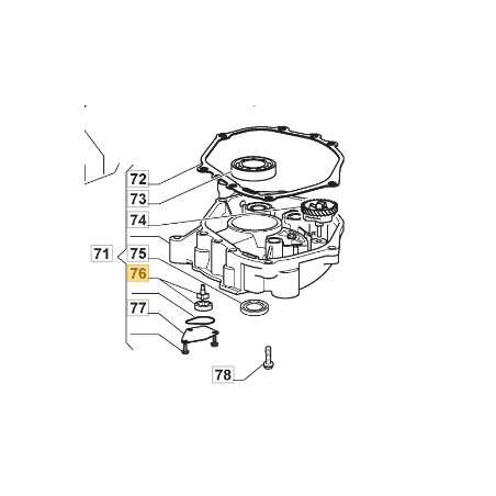 ORIGINAL STIGA engine oil pump TRE0701 lawn tractor 118550224/1 | Newgardenstore.eu