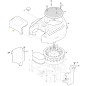 ORIGINAL STIGA tapa del filtro de aire del motor TRE 635V tractor de césped 118551635/0