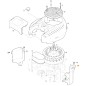 Déflecteur d'air droit ORIGINAL STIGA pour tracteur de pelouse TRE 635V 118551570/0