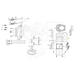 Moteur à culasse ORIGINAL STIGA TRE 635V tracteur de pelouse 118551546/0 | Newgardenstore.eu