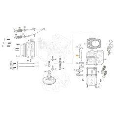 ORIGINAL STIGA levantador de válvula del motor TRE 365V tractor de césped 118551559/0