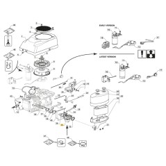 ORIGINAL STIGA Motor Vergaser TRE0701 Rasentraktor 118552604/0