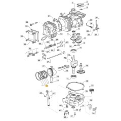 Kolbenringe ORIGINAL STIGA Motor TRE0701 Rasentraktor 118551518/0