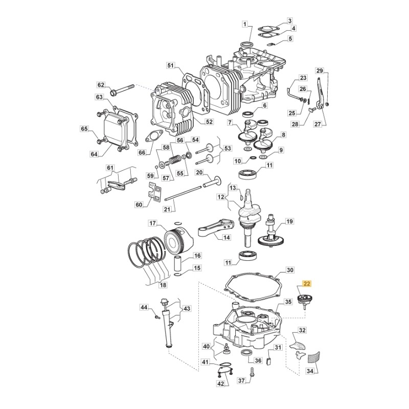 ORIGINAL STIGA engine regulator TRE0701 lawn tractor 118550347/0