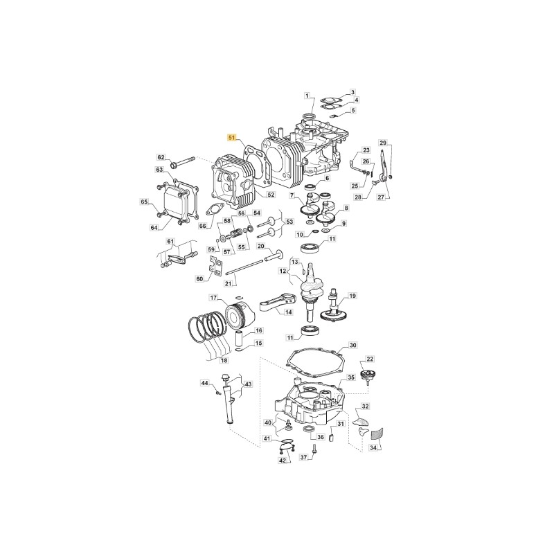 ORIGINAL STIGA Zylinderkopfdichtung Motor TRE0701 Rasentraktor 118551504/0