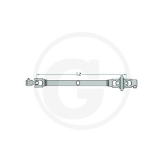 PTO shaft for agricultural tractor 1 3/8'' 6 teeth LZ860mm G3/G4 3978202108600 | Newgardenstore.eu