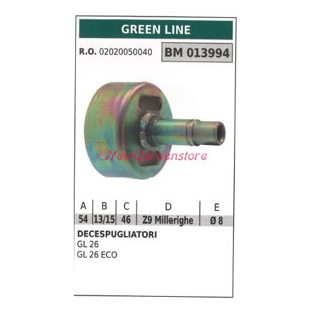 Clutch bell GREEN LINE brushcutter GL 26 26ECO 013994 | Newgardenstore.eu