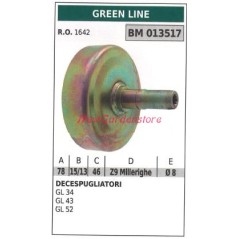 Cárter de embrague GREEN LINE desbrozadora GL 34 43 52 013517 | Newgardenstore.eu