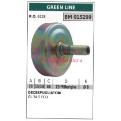 Campana frizione GREEN LINE decespugliatore GL 34 S ECO 015299 | Newgardenstore.eu