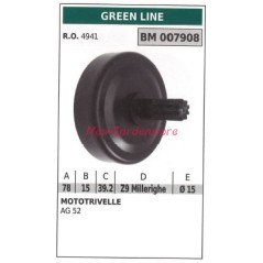 Campana frizione GREEN LINE mototrivella AG 52 007908 | Newgardenstore.eu