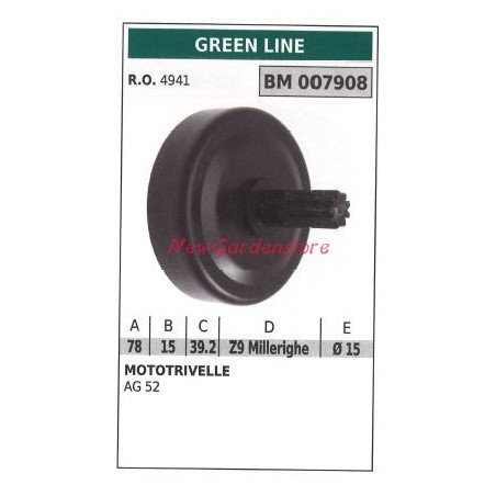 Kupplungsgehäuse GREEN LINE Freischneider AG 52 007908 | Newgardenstore.eu