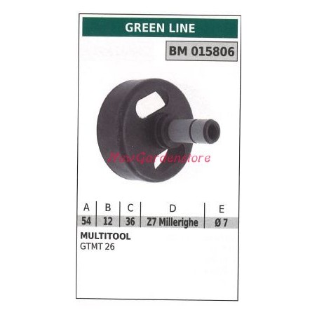 Campana frizione GREEN LINE multitool GTMT 26 015806 | Newgardenstore.eu
