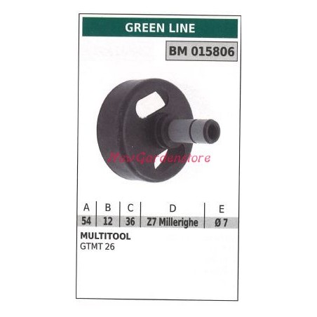 Kupplungsgehäuse GREEN LINE Multitool GTMT 26 015806 | Newgardenstore.eu