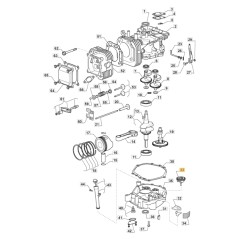 Regolatore ORIGINALE STIGA motore TRE0702 trattorino tagliaerba 118551506/0 | Newgardenstore.eu