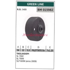 Campana de embrague GREEN LINE cortasetos SL 700C 700N SLP 600N 015982 | Newgardenstore.eu