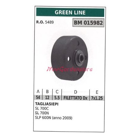 Campana de embrague GREEN LINE cortasetos SL 700C 700N SLP 600N 015982 | Newgardenstore.eu