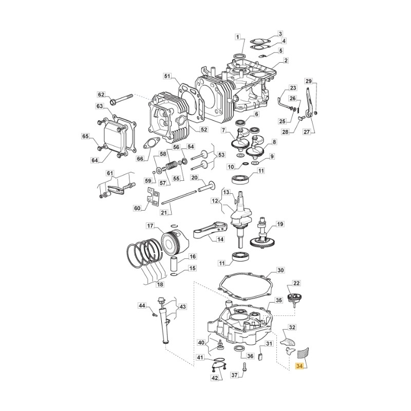 ORIGINAL STIGA Motorölfilter TRE0702 Rasentraktor 118551256/1