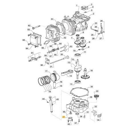 Guarnizione pompa olio ORIGINALE STIGA motore TRE0702 trattorino 118551507/0 | Newgardenstore.eu