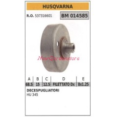 Clutch bell HUSQVARNA brushcutter HU 345 014585 | Newgardenstore.eu