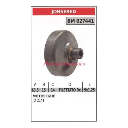 JONSERED chainsaw clutch bell JO 2141 027441 | Newgardenstore.eu