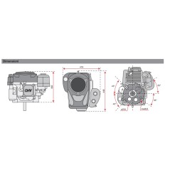 LONCIN Motor 25x80 schwer 432 cc 12 Hp kompletter elektrischer Aufsitz-Rasentraktor | Newgardenstore.eu