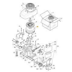 ORIGINAL STIGA Motorschwungrad ST 350 Rasentraktor 118551410/0 | Newgardenstore.eu