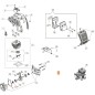 ORIGINAL OLEOMAC Freischneider BCH250S Trimmer Dichtungssatz 61460024