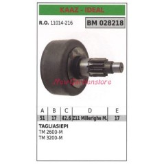 KAAZ clutch bell for hedge trimmer TM 2600-M TM 3200-M 028218