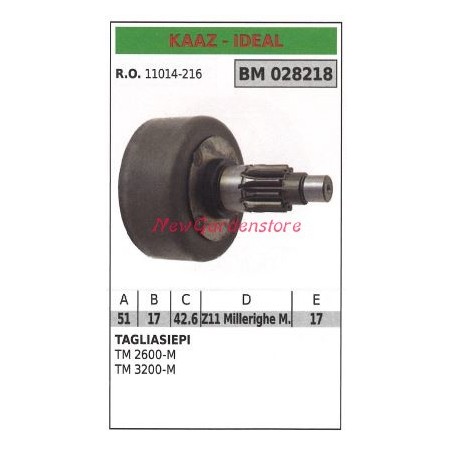 KAAZ clutch bell for hedge trimmer TM 2600-M TM 3200-M 028218 | Newgardenstore.eu