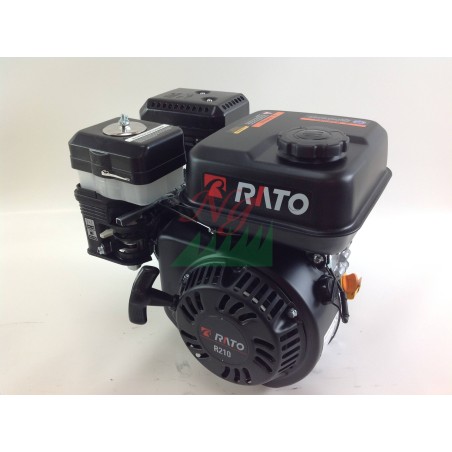 Komplette RATO R210 Motorwelle 23 mm national Konus 212 cc mit Flansch und Schrauben | Newgardenstore.eu
