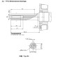 STIGA WS250 komplett Motor liegend 25.4x80 252 cc Elektro-Schneepflugantrieb