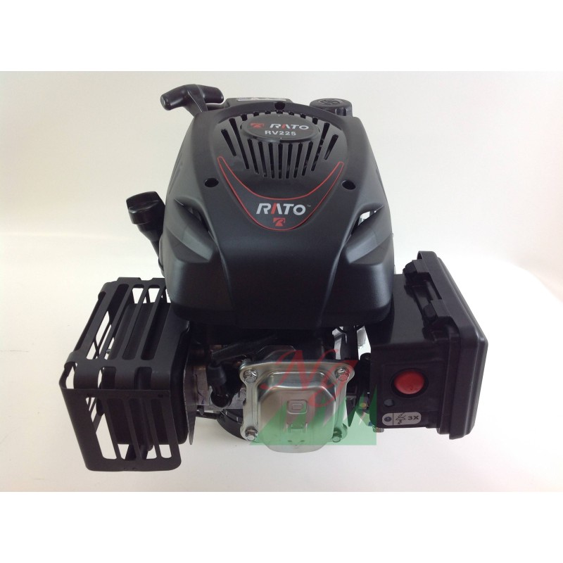 Motor completo RATO RV225 223cc 22x80 de 4 tiempos para cortacésped con freno y silenciador