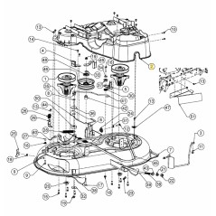 ORIGINAL MTD LT1NS92 Rasentraktor Mähwerk Abdeckung 631-08231