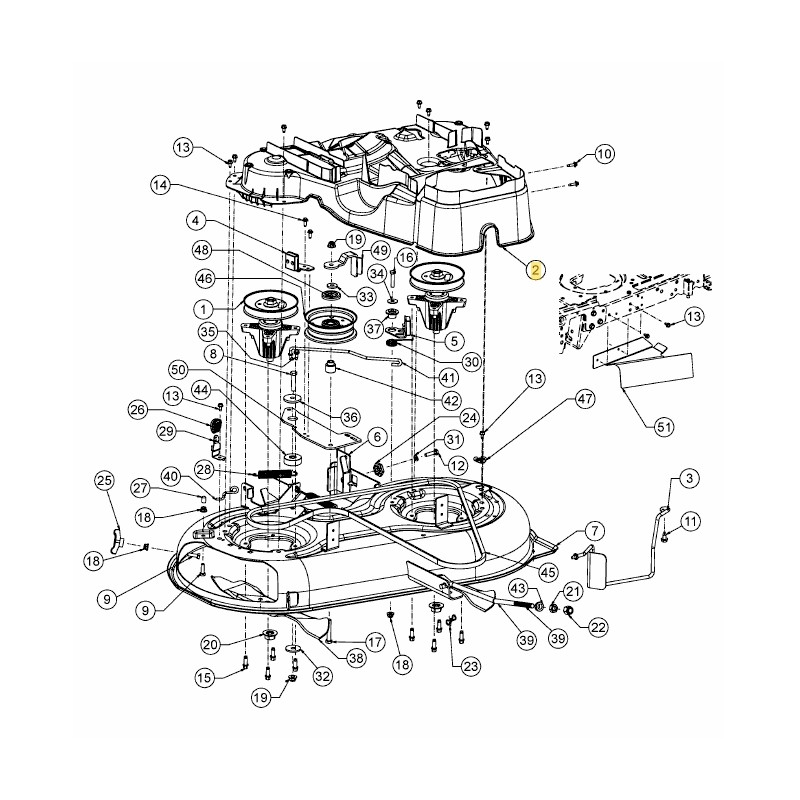 Cubierta ORIGINAL MTD LT1NS92 para cortacésped 631-08231