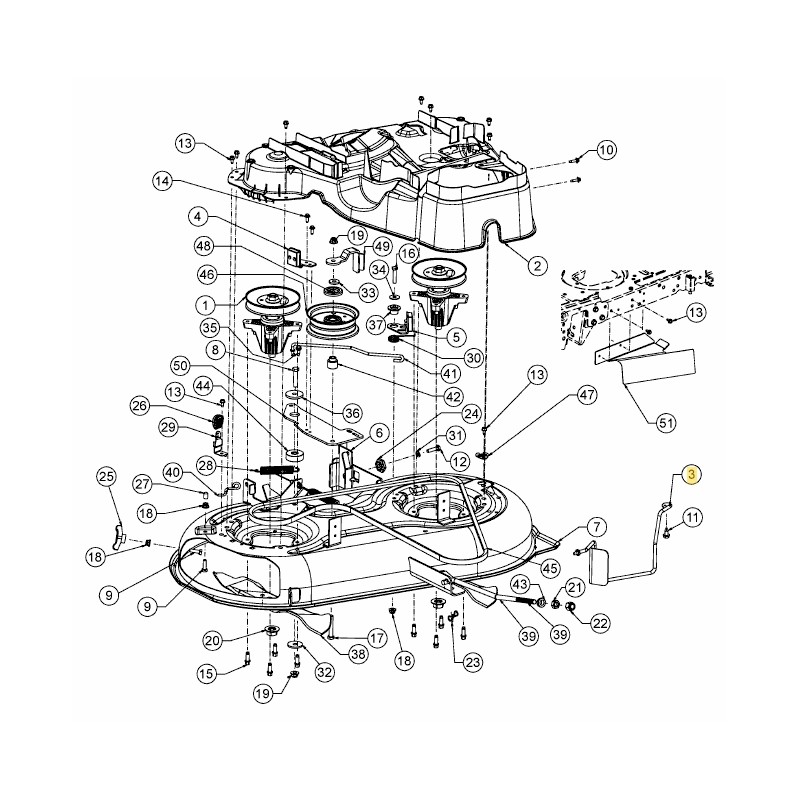 Courroie ORIGINALE MTD LT1 pour tracteur de pelouse NS92 647-05760637