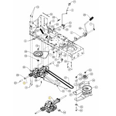 ORIGINAL MTD LT1 Rasentraktor Traktion NS92 618-09815