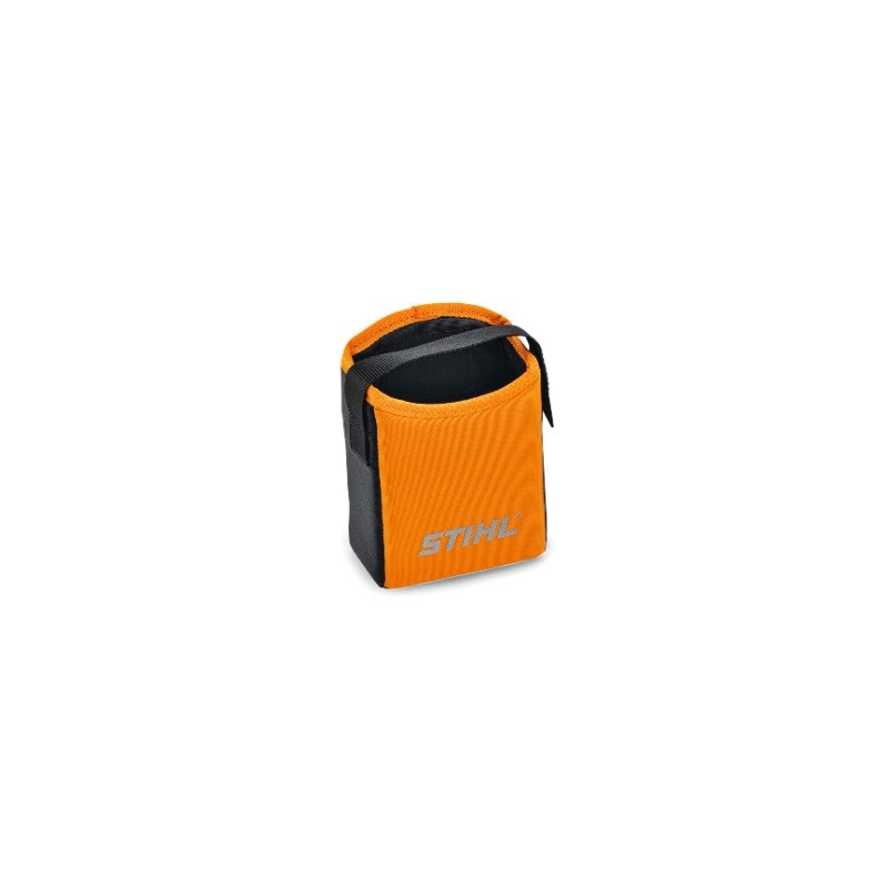 Carrying case for STIHL batteries or accessories with belt attachment