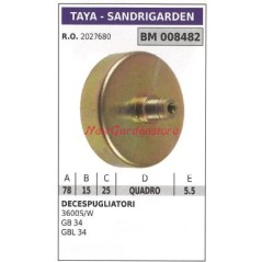 Campana frizione SANDRIGARDEN decespugliatore 3600S/W GB 34 GBL 34 008482 | Newgardenstore.eu