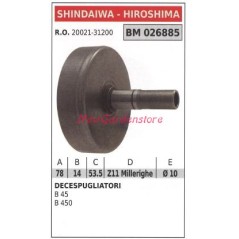 Campana frizione SHINDAIWA decespugliatore B 45 B 450 026885 | Newgardenstore.eu