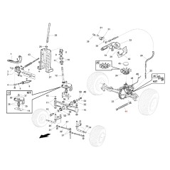 Dämpfer für Traktormodelle PG SR ORIGINAL GIANNI FERRARI 00777600177 | Newgardenstore.eu