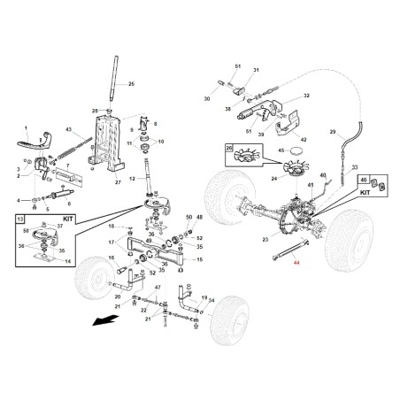Smorzatore trattorino modelli PG SR ORIGINALE GIANNI FERRARI 00777600177 | Newgardenstore.eu