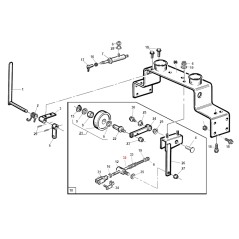 Riemenspannstange für Traktormodelle PG SR ORIGINAL GIANNI FERRARI 95200200002 | Newgardenstore.eu