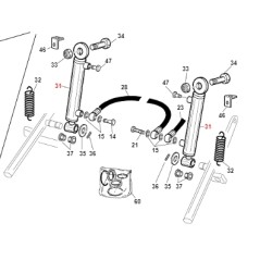 Cilindro sollevatore piatto modelli PG SR ORIGINALE GIANNI FERRARI 95060210000 | Newgardenstore.eu